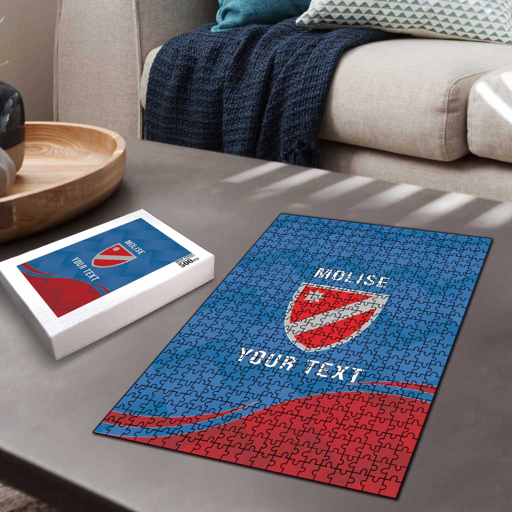 Personalized Italy Molise Puzzle Flag Style - Wonder Print Shop