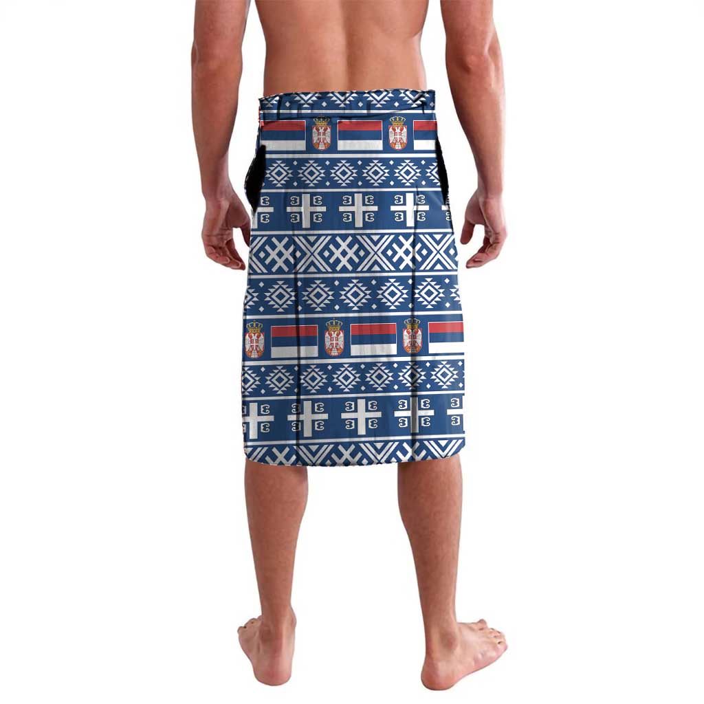 Serbia Christmas Wolf Lavalava Vuk Serbian Mascot - Wonder Print Shop