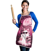 Coquette Ghost Pink Halloween Apron Spooky Glam Coquette Style