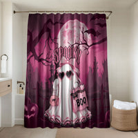 Coquette Ghost Pink Halloween Bathroom Set Spooky Glam Coquette Style