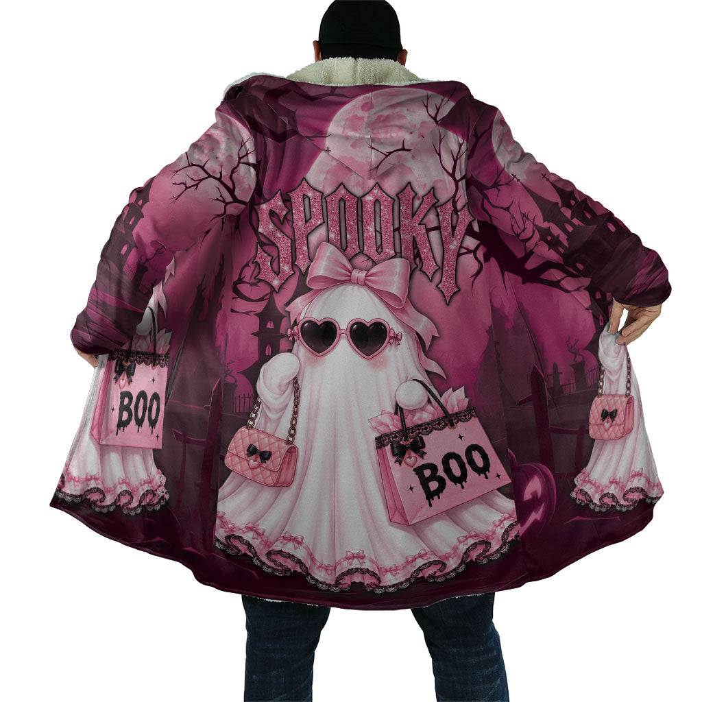 Coquette Ghost Pink Halloween Cloak Spooky Glam Coquette Style