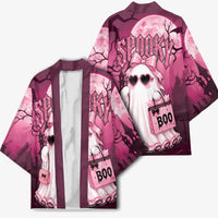 Coquette Ghost Pink Halloween Kimono Spooky Glam Coquette Style
