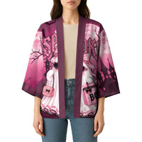 Coquette Ghost Pink Halloween Kimono Spooky Glam Coquette Style
