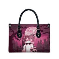 Coquette Ghost Pink Halloween Leather Bag Spooky Glam Coquette Style