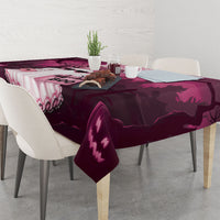 Coquette Ghost Pink Halloween Tablecloth Spooky Glam Coquette Style