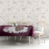 Leopard Raccoon Pink Halloween Tablecloth Spooky Glam Raccoon Ghost