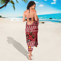 Personalized Radnorshire Wales Christmas Sarong Red-Tailed Hawk Rugby - Wonder Print Shop