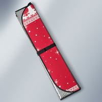 Poland Christmas Auto Sun Shade Polish White Eagle Wesolych Swiat