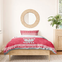 Poland Christmas Bedding Set Polish White Eagle Wesolych Swiat