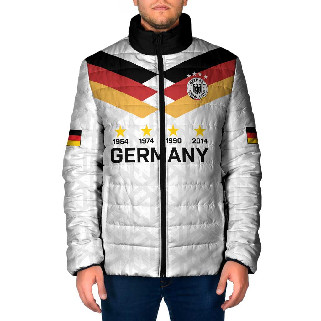 Custom World Football 2026 Germany Padded Jacket Deutschland 4-Time Champions - Wonder Print Shop