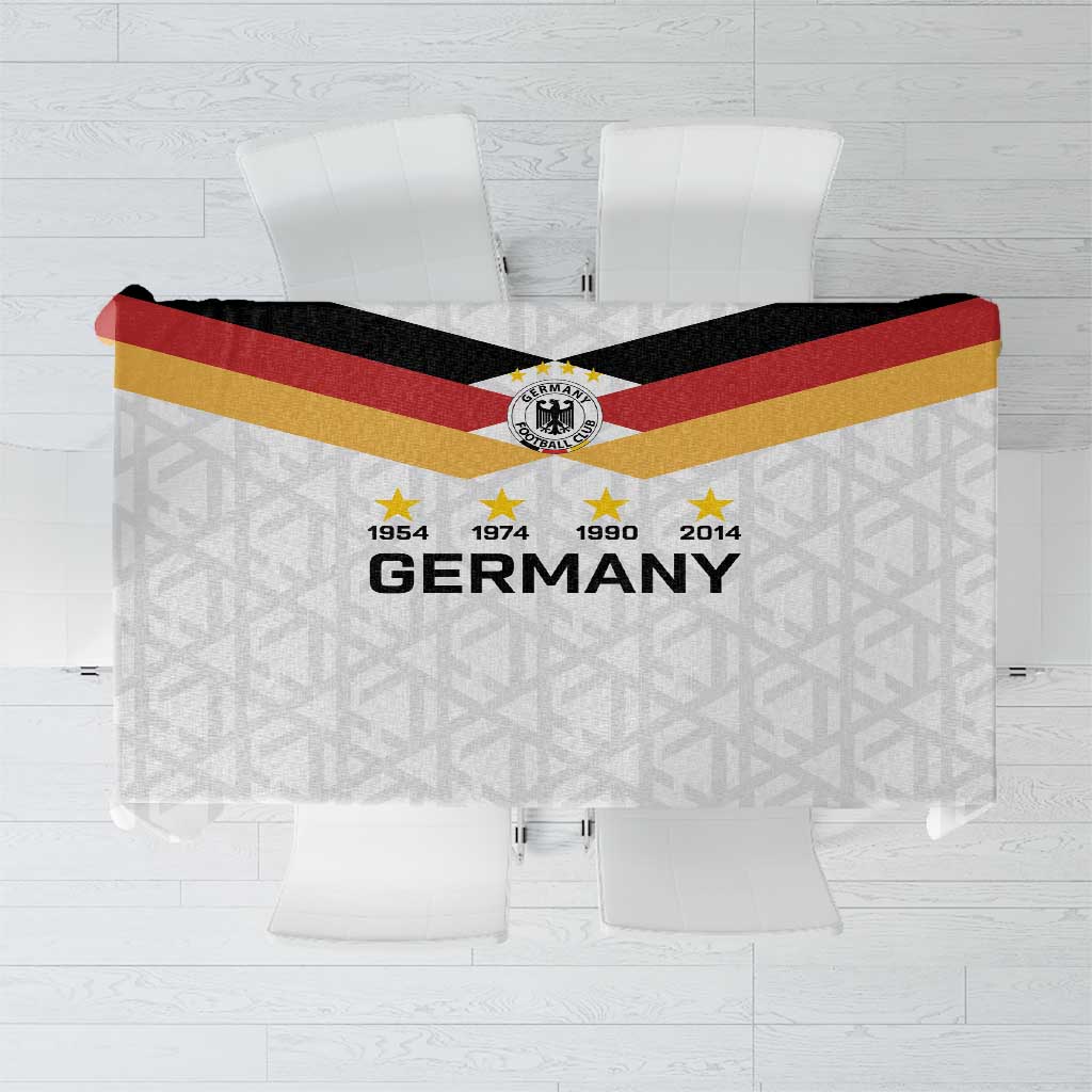 World Football 2026 Germany Tablecloth Deutschland 4-Time Champions - Wonder Print Shop