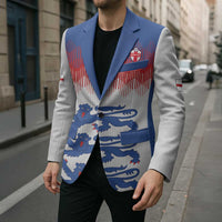 Custom World Football 2026 England Blazer Three Lions Pride Style - Wonder Print Shop