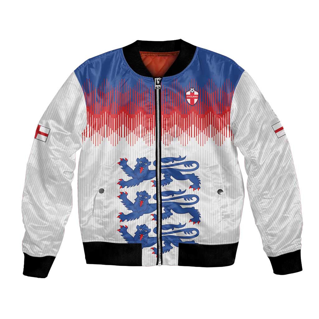 Custom World Football 2026 England Bomber Jacket Three Lions Pride Style - Wonder Print Shop