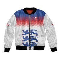 Custom World Football 2026 England Bomber Jacket Three Lions Pride Style - Wonder Print Shop