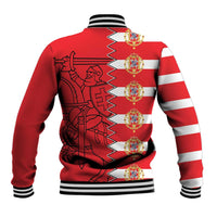 Polish-Lithuanian Commonwealth Baseball Jacket White Eagle Vytis Dual Heraldic