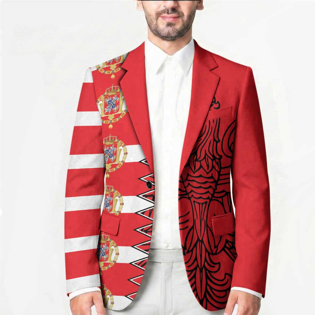 Polish-Lithuanian Commonwealth Blazer White Eagle Vytis Dual Heraldic