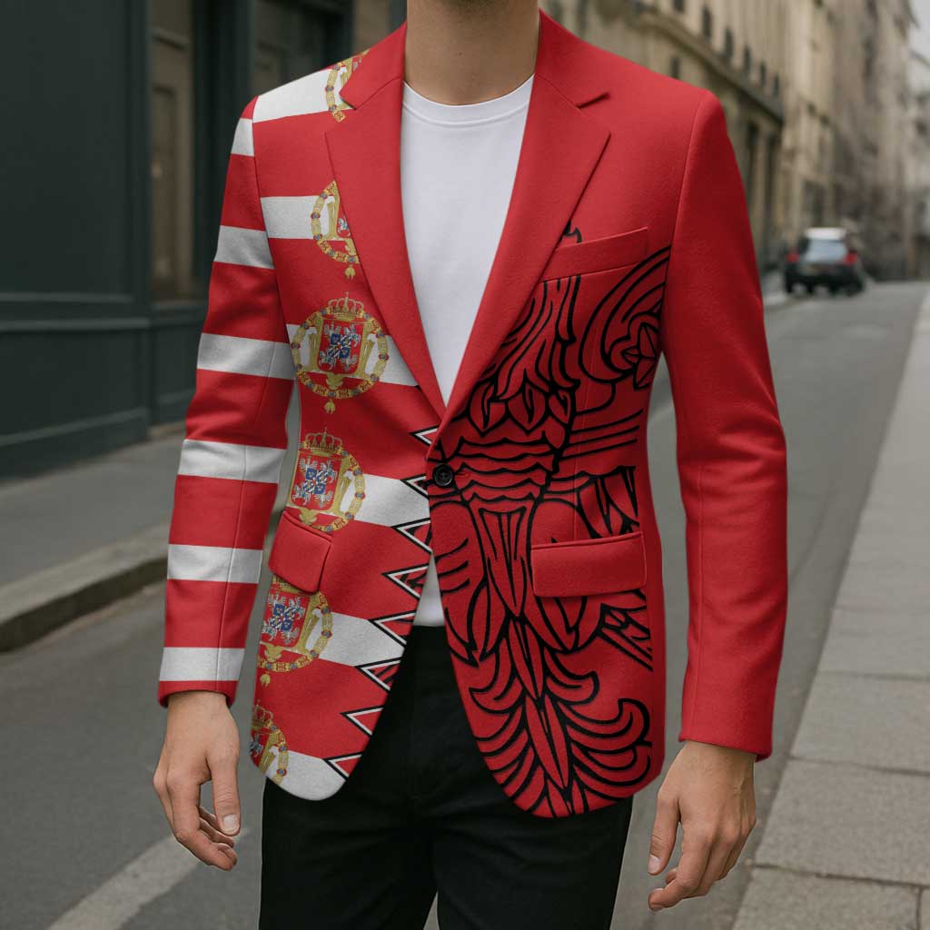 Polish-Lithuanian Commonwealth Blazer White Eagle Vytis Dual Heraldic