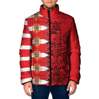 Polish-Lithuanian Commonwealth Padded Jacket White Eagle Vytis Dual Heraldic