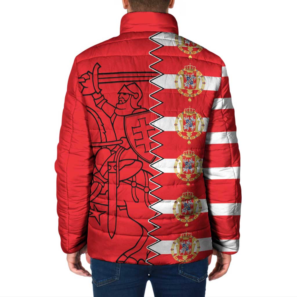 Polish-Lithuanian Commonwealth Padded Jacket White Eagle Vytis Dual Heraldic