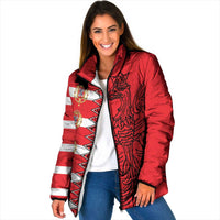 Polish-Lithuanian Commonwealth Padded Jacket White Eagle Vytis Dual Heraldic