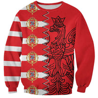 Polish-Lithuanian Commonwealth Sweatshirt White Eagle Vytis Dual Heraldic