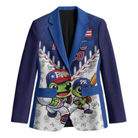 Puerto Rico Baseball Custom Blazer Boricua Coquí Baseball Mascot