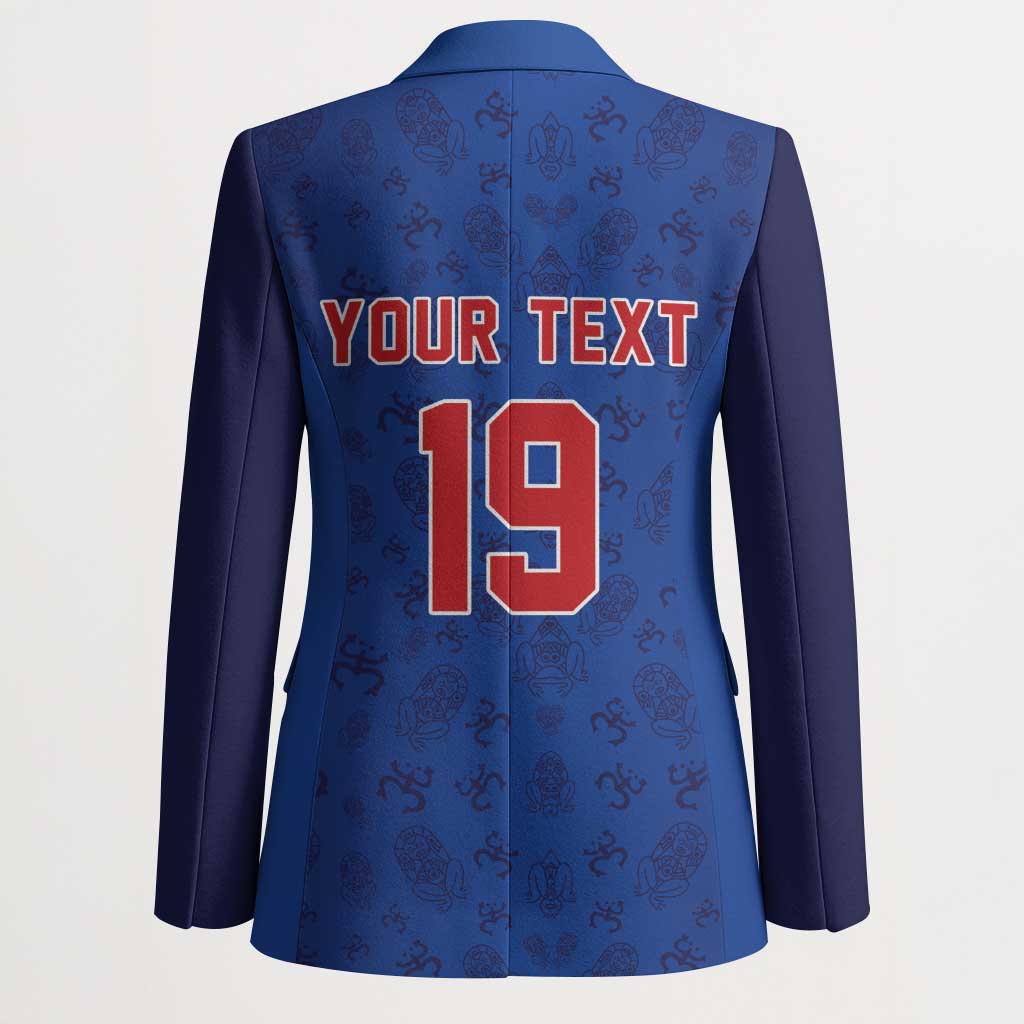 Puerto Rico Baseball Custom Blazer Boricua Coquí Baseball Mascot