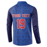 Puerto Rico Baseball Custom Button Sweatshirt Boricua Coquí Baseball Mascot