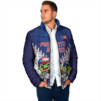 Puerto Rico Baseball Custom Padded Jacket Boricua Coquí Baseball Mascot