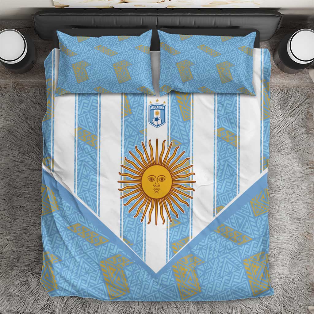 World Football 2026 Argentina Bedding Set La Albiceleste Pride Sun of May