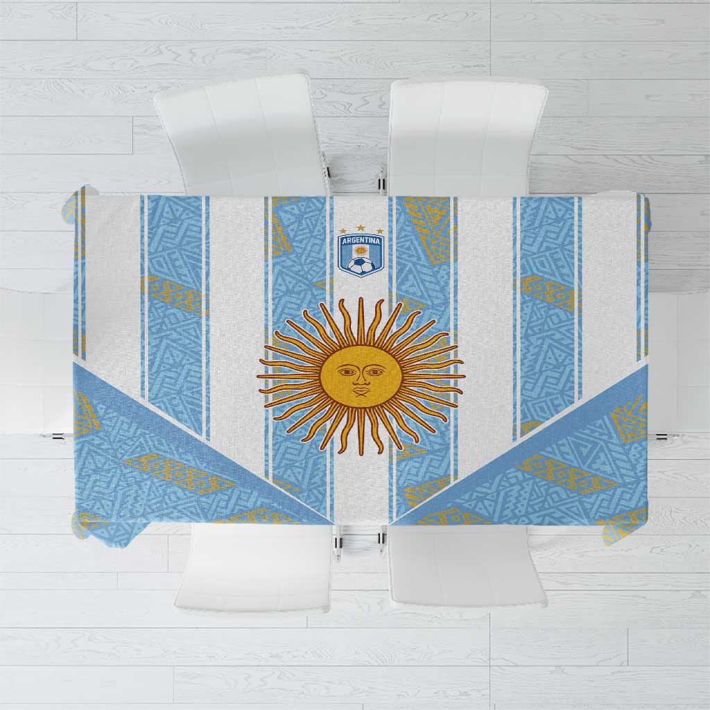 World Football 2026 Argentina Tablecloth La Albiceleste Pride Sun of May