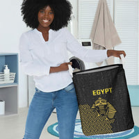 World Football 2026 Egypt Laundry Basket Pharaohs Hieroglyphs Pride Black Version