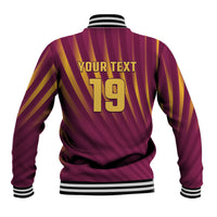 Custom West Indies Cricket Baseball Jacket Palm Tree Sunburst Glory