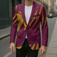Custom West Indies Cricket Blazer Palm Tree Sunburst Glory
