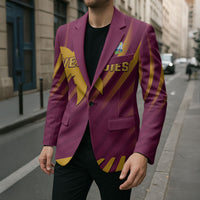 Custom West Indies Cricket Blazer Palm Tree Sunburst Glory