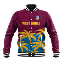 Custom West Indies Cricket Baseball Jacket The Maroons Calypso Heritage