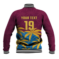 Custom West Indies Cricket Baseball Jacket The Maroons Calypso Heritage