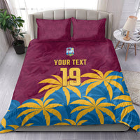 Custom West Indies Cricket Bedding Set The Maroons Calypso Heritage