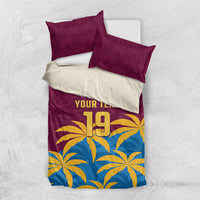Custom West Indies Cricket Bedding Set The Maroons Calypso Heritage