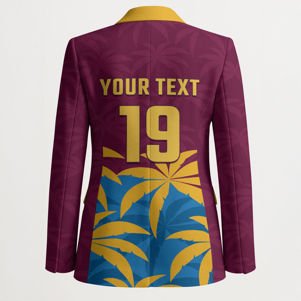 Custom West Indies Cricket Blazer The Maroons Calypso Heritage