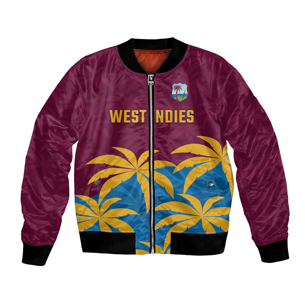 Custom West Indies Cricket Bomber Jacket The Maroons Calypso Heritage