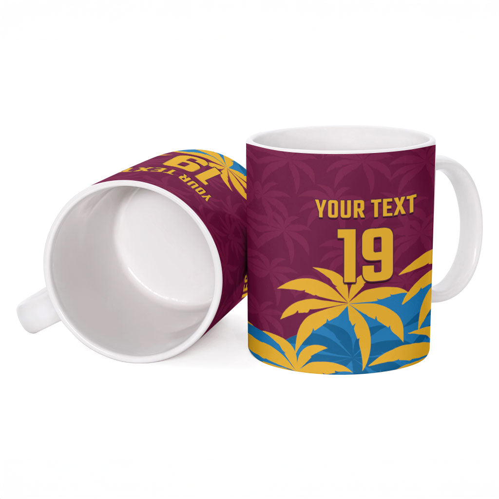 Custom West Indies Cricket Ceramic Mug The Maroons Calypso Heritage