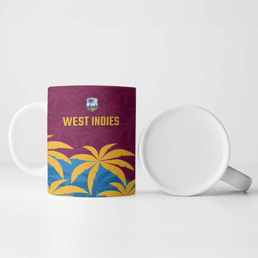 Custom West Indies Cricket Ceramic Mug The Maroons Calypso Heritage