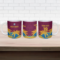 Custom West Indies Cricket Ceramic Mug The Maroons Calypso Heritage