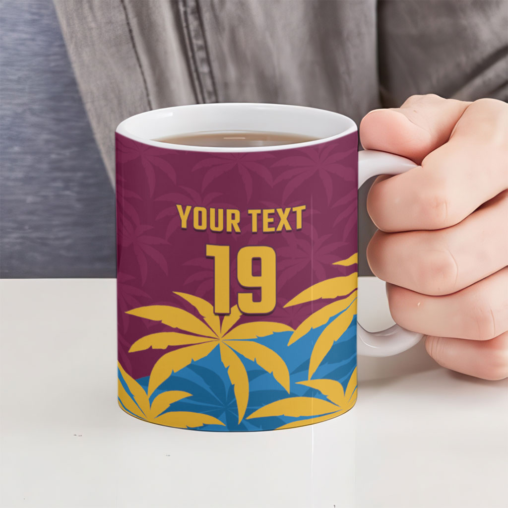 Custom West Indies Cricket Ceramic Mug The Maroons Calypso Heritage