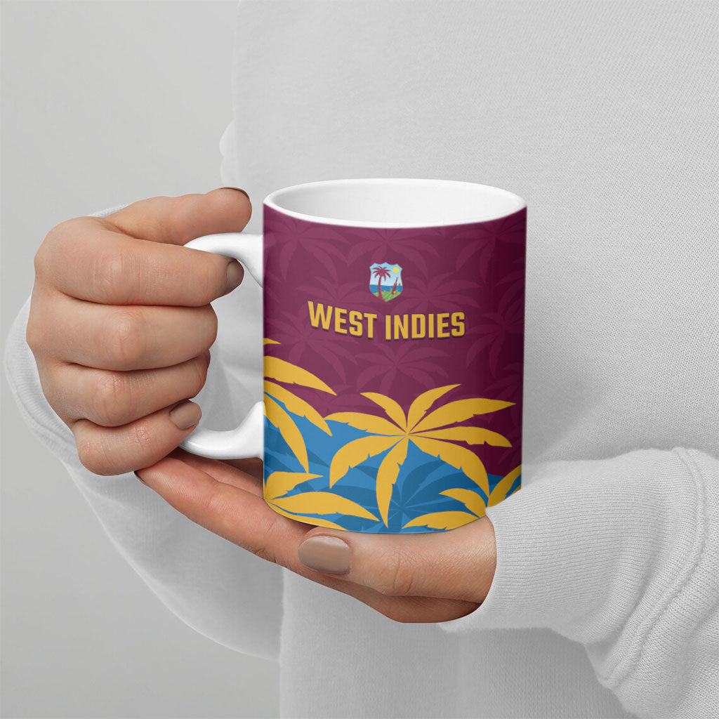 Custom West Indies Cricket Ceramic Mug The Maroons Calypso Heritage