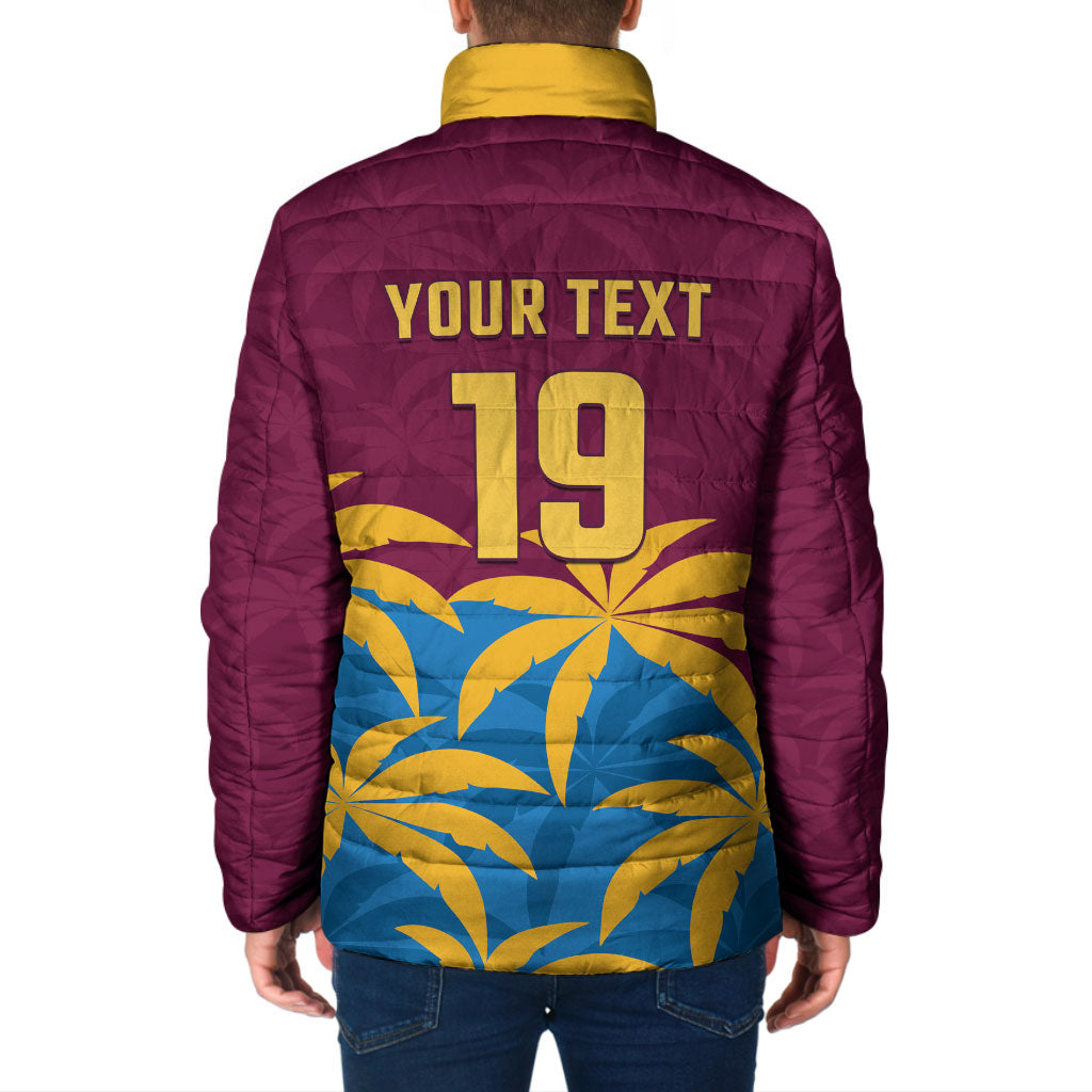 Custom West Indies Cricket Padded Jacket The Maroons Calypso Heritage