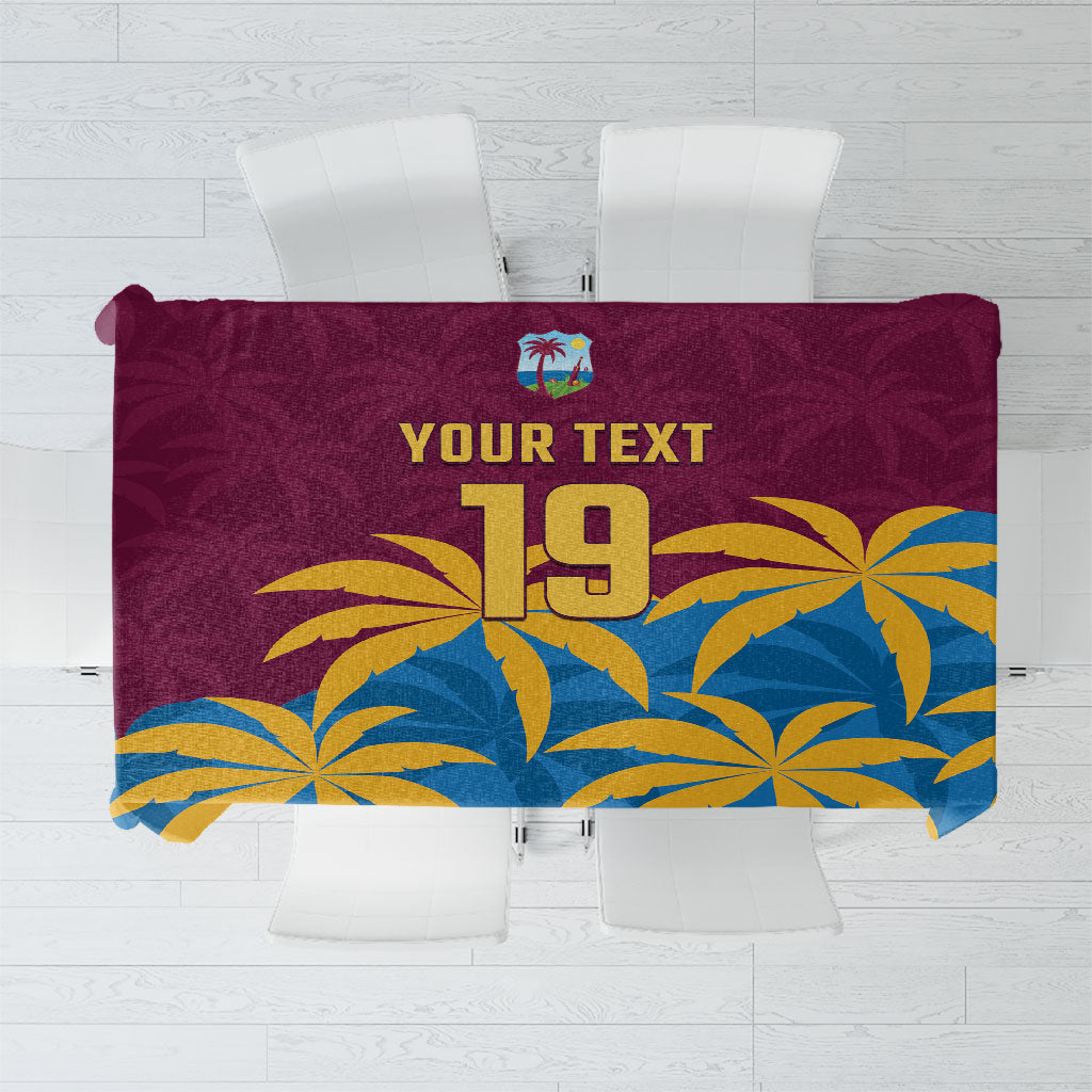 Custom West Indies Cricket Tablecloth The Maroons Calypso Heritage