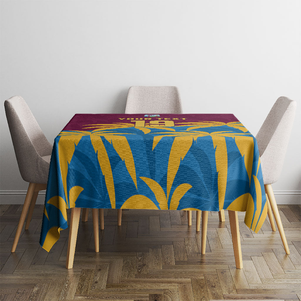 Custom West Indies Cricket Tablecloth The Maroons Calypso Heritage