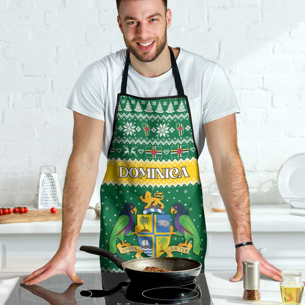 Dominica Christmas Apron Coat of Arms Style - Wonder Print Shop